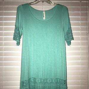 Aqua blue boutique dress